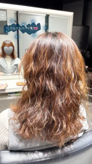 セミロング パーマ :)) Konoha⋆｡˚✩のヘアスタイル