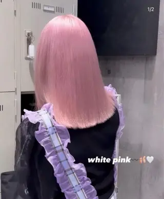 ミディアム カラー ヘアアレンジ 🩰nanaka 🩰のヘアスタイル