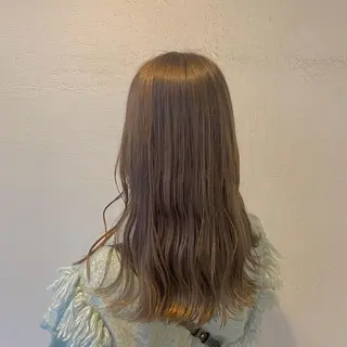 ロング カラー ヘアアレンジ 鹿児島 聖来のヘアスタイル