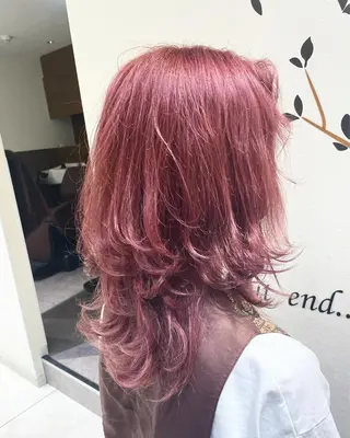 ミディアム カラー ✨武内凌太✨ 複雑履歴/ムラ修正のヘアスタイル