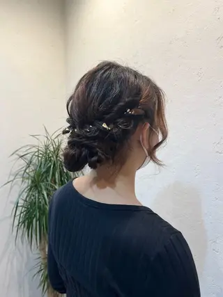 ロング ヘアアレンジ 内沼 恵留菜のヘアスタイル