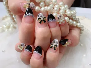 ネイル ネイルサロンAiri 長さ出し·シンプルのネイルデザイン