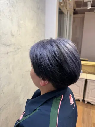 ショート カラー カット/ブリーチ/ ⚡️ひりゅう⚡️のヘアスタイル