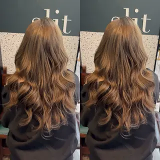 ロング カラー なんば🍓 似合わせカラー🐬のヘアスタイル