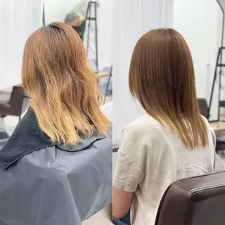 セミロング カラー 相武台ショート特化 💐川崎希💐のヘアスタイル