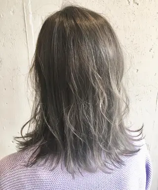 ミディアム カラー レイヤー/大人メンズ パーマ🌀 平島拓也のヘアスタイル