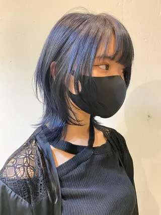 ミディアム カラー hemm,hemm.所属・ショート・ボブ MIKUのヘアスタイル