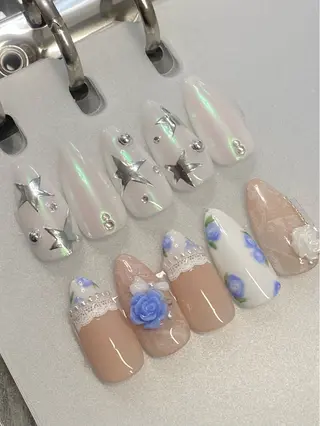 カラー Bitty／ SENA⋆˙⟡ —のネイルデザイン