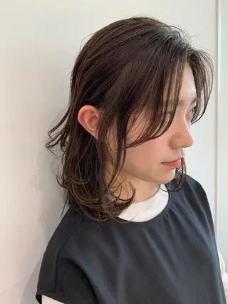ミディアム カラー 🌟美髪縮毛矯正🌟 吉田冴一のヘアスタイル