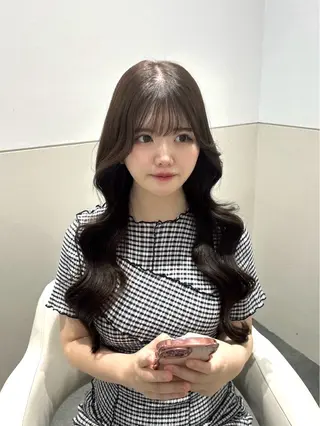 ロング カラー 🩷韓国ヘア/ヨシン モリ🩷Maikaのヘアスタイル