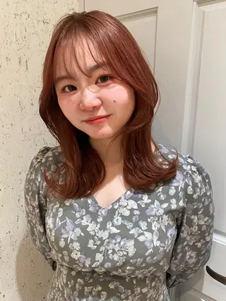 ミディアム カラー mai / linoah˚✧のヘアスタイル