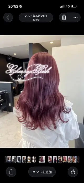 ロング 新宿♡暖色カラー/ エクステ/スズ🍒のヘアスタイル