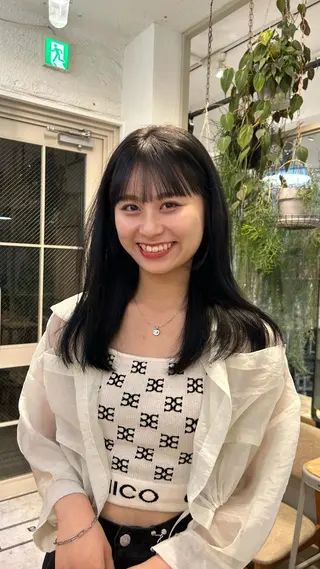 ミディアム カラー じゅわっと暖色カラー 🍊Moemiのヘアスタイル