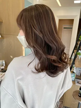 ロング 早川 楓那のヘアスタイル