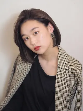 ショート カラー ヘアアレンジ GLOSSY所属・坂本 直樹のヘアスタイル