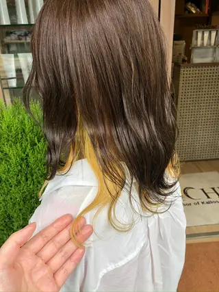 セミロング 🫧髪質改善艶カラー _マエダ 🫧のヘアスタイル