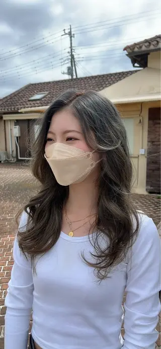 ロング カラー 中川原 大介のヘアスタイル