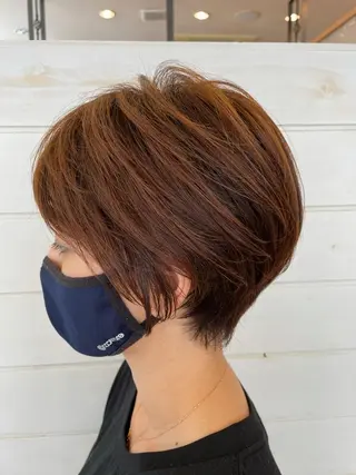ショート Crén by marie 真嘉比店所属・東恩納 誠のヘアスタイル