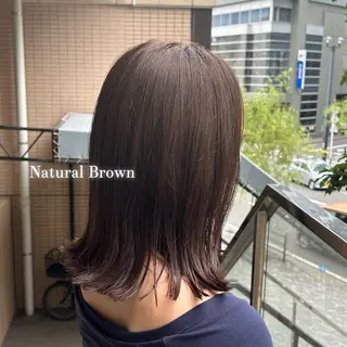 ミディアム カラー JURI 🎀透明感カラー🎀のヘアスタイル