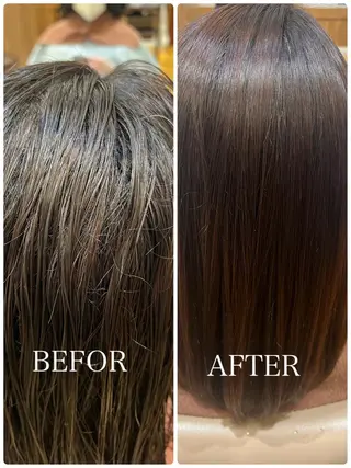 セミロング 村中 逸紀のヘアスタイル