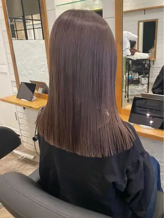 セミロング カラー 🌟アレンジが似合う カラー🌟Rumiのヘアスタイル