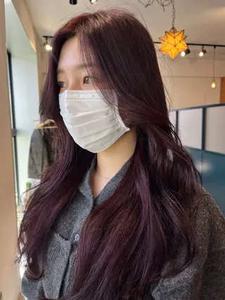 ロング カラー 暖色/パーマ 🌼クニトウメイのヘアスタイル