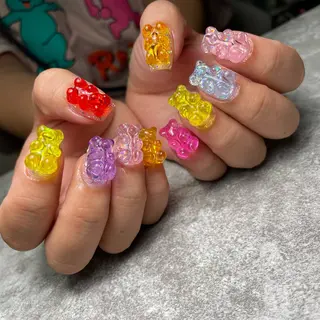 ネイル nagaoフィルイン パラジェル長さだしのネイルデザイン