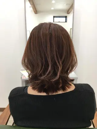 ミディアム カラー Hair Space Local所属・長塚 翔也のヘアスタイル