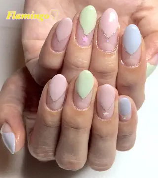 ネイル 浮きにくいフィルイン ｜上品シンプルネイルのネイルデザイン