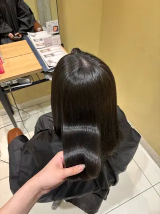 セミロング カラー 韓国髪質改善艶カラー /レイヤー/miyuのヘアスタイル