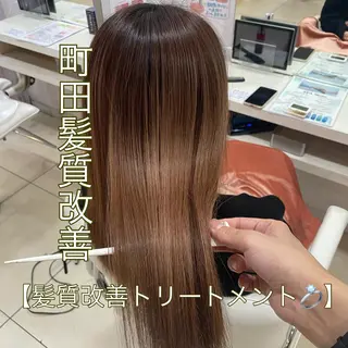 セミロング 【髪質改善カラー】 瀧田嵐士🇰🇷のヘアスタイル