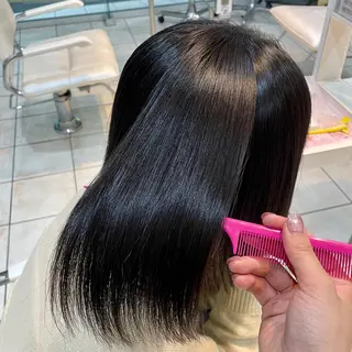 ミディアム ブリーチ/ヘアセット 【𝙍𝙞𝙣𝙤】のヘアスタイル