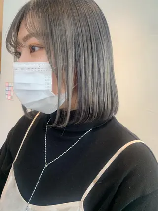 カラー AO所属・RISAKO 艶髪モテヘア🎀府中のヘアスタイル