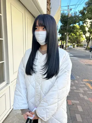 ロング レイヤーカット/髪質 改善✨/藤田侑花のヘアスタイル