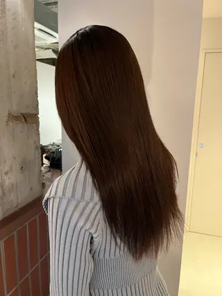 ロング パーマ 久保田 群青のヘアスタイル