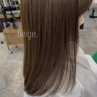 セミロング カラー ヘアアレンジ 江原 綾花のヘアスタイル