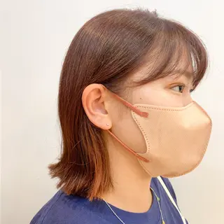 ミディアム カラー 透明感カラー/レイ ヤー/Nana🌈のヘアスタイル