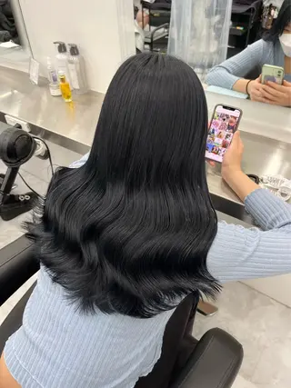 セミロング Wカラー/暖色/べ ージュりく©︎🐝のヘアスタイル