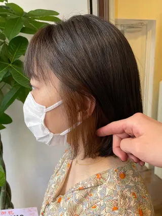 カラー 【店長】インナー指名 No.1戸塚優思のヘアスタイル