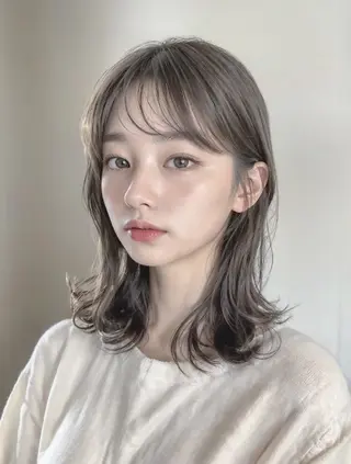 ミディアム Grandstory Salon 渋谷所属・Saito.整髪 美容師🌿のヘアスタイル