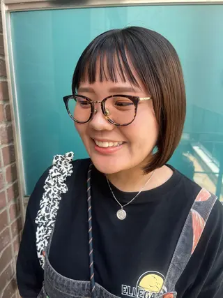 ショート カラー パーマ ヘアアレンジ メンズ times salon名駅所属・久木原 ゆりのヘアスタイル