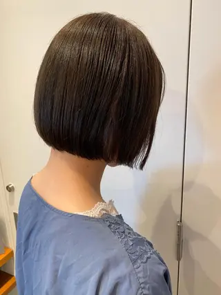 ショート salowin渋谷kitaya park前所属・RIKA韓国ヘア/く びれヘア/上品カラーのヘアスタイル