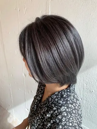 ショート カラー レイヤー/大人メンズ パーマ🌀 平島拓也のヘアスタイル