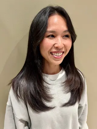 セミロング 舟橋 瑞稀のヘアスタイル
