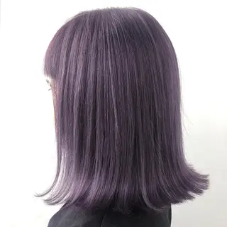 ミディアム カラー ANNA /艶髪/ハイトーンのヘアスタイル