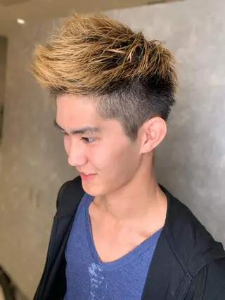 メンズ 吹田 駿 髪質改善縮毛矯正のヘアスタイル