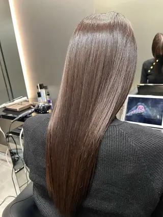 ロング カラー ウスイマイコ カット/ケアカラーのヘアスタイル