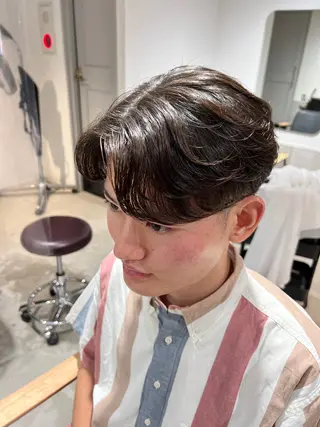 ミディアム パーマ メンズ メンズカットパーマ ✂️ JOYAのヘアスタイル