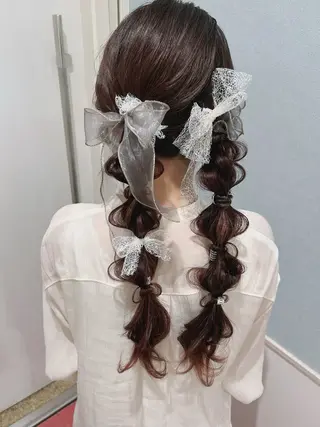 ロング ヘアアレンジ セットサロン      ラフテル所属・大阪/ヘアアレンジ /似合わせset💐のヘアスタイル