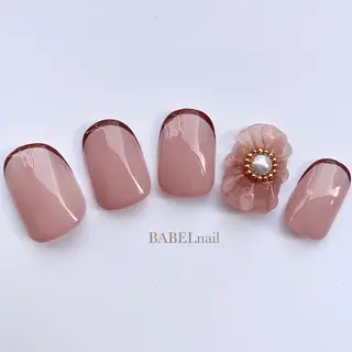 ネイル BABELバベル所属・江戸川橋✨BABEL 【バベル】大人可愛いのネイルデザイン